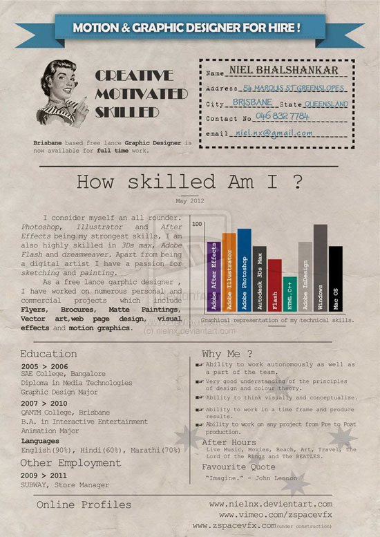 graphic design resume  best practices and 51 examples