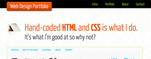 Code a Backwards Compatible, One Page Portfolio with HTML5 and CSS3
