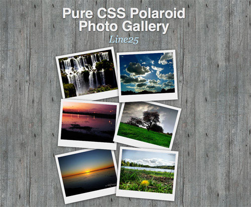 How To Create a Pure CSS Polaroid Photo Gallery