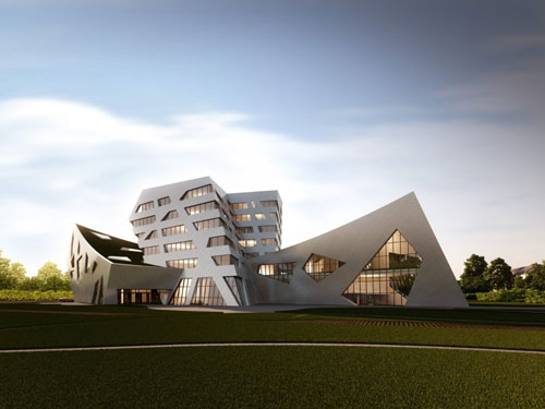 Luneburg University’s Libeskind Building in Luneburg, Germany 2 - Educational Buildings Architecture Inspiration