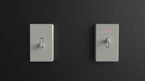 Time switch_Wall clock Industrial Design Work