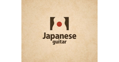 Japanese guitar logo