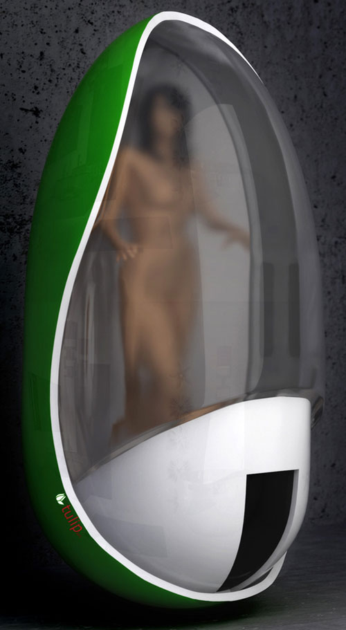 The Tulip Bath/Shower - High Tech Gadgets To Give Your Home A Futuristic Look