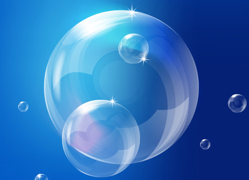 How to Create Realistic, Vector Bubbles Adobe Illustrator tutorial