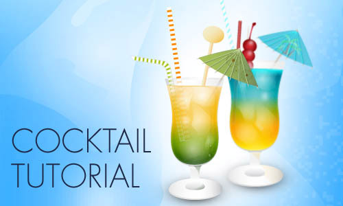 How to Make an Icy Cocktail Adobe Illustrator tutorial