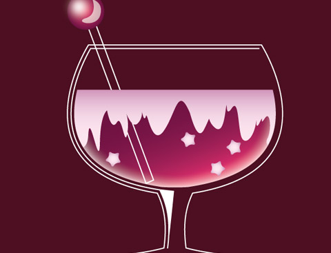 Create a colorful cocktail icon Adobe Illustrator tutorial