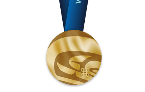 How To Make an Olympic Gold Medal Adobe Illustrator tutorial