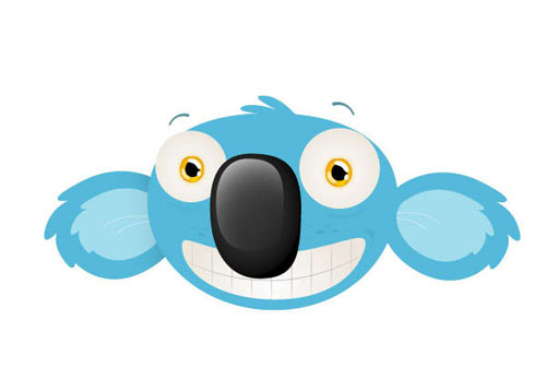 How to Design a Cheeky Koala Mascot Head Adobe Illustrator tutorial