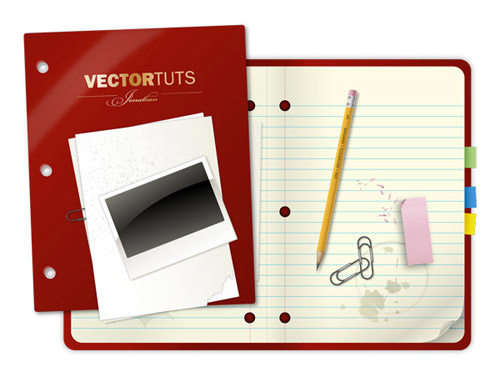 Craft a Vector Collegiate Notebook Design Adobe Illustrator tutorial