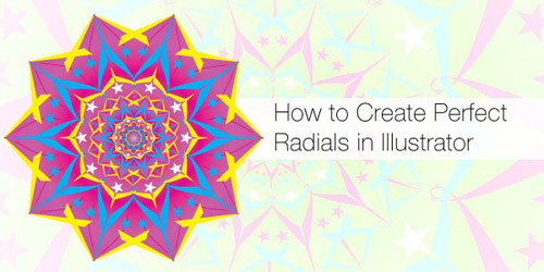 How to Create Perfect Radial Shapes Adobe Illustrator tutorial