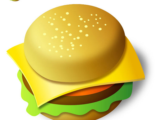 Create a Tasty Burger Icon Adobe Illustrator tutorial