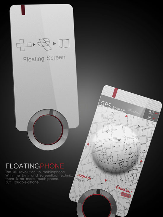 Floating Phone 1 Industrial Design Concept Inspiration