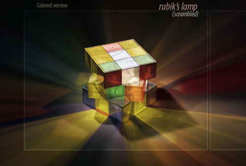 Rubik's lamp