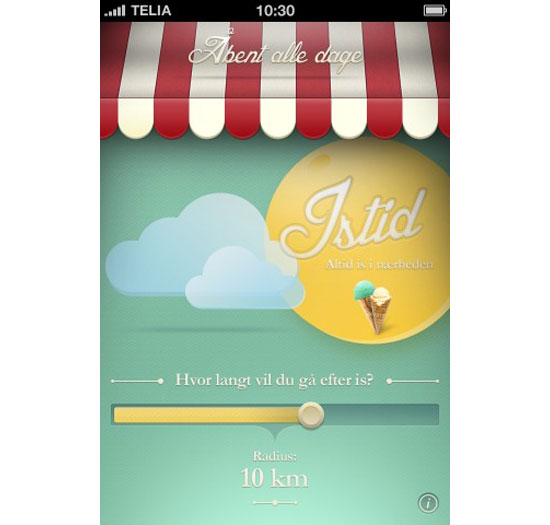 isTid iPhone App Design Inspiration