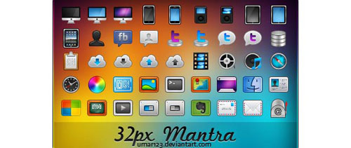 Mantra Icons - Apple And Mac OS Related