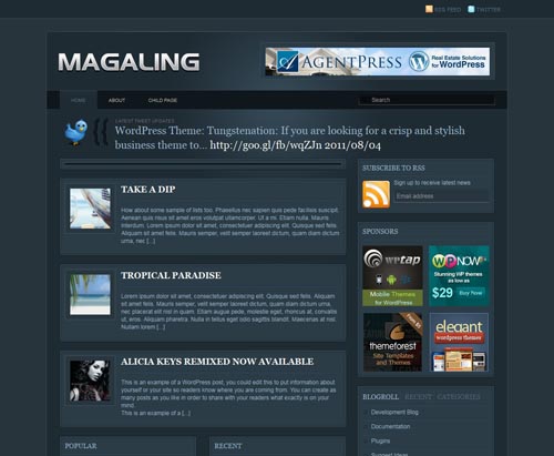 Magaling WordPress Theme