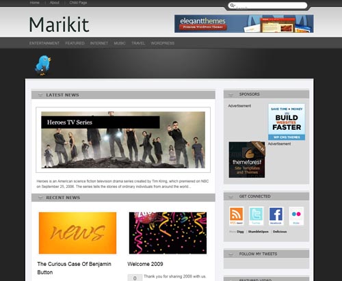 Marikit WordPress Theme