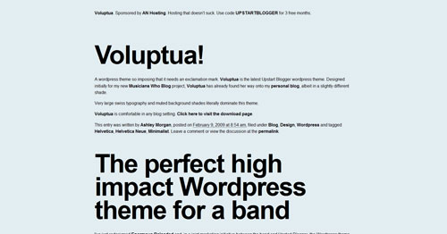 Enormous - Top Quality Free Minimalist WordPress Theme