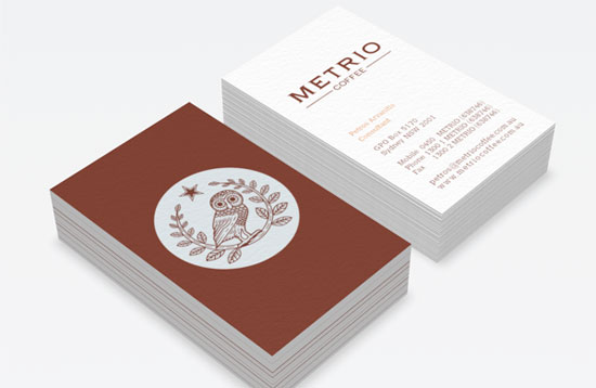 Metrio Business Card Inspiration