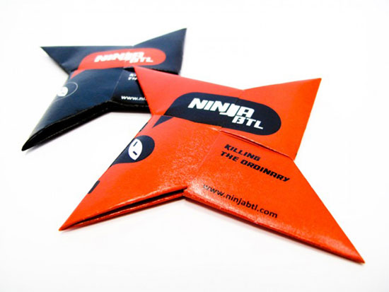 Ninja BTL Business Card Inspiration