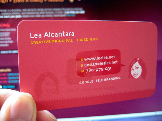 Lea Alcantara Business Card Design Inspiration