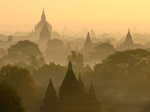 Sunrise Skyline, Bagan Photography