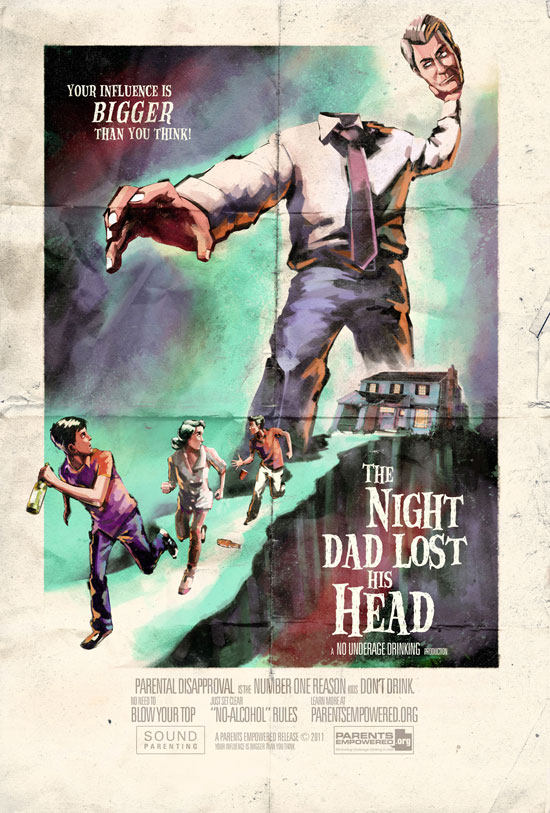 The Night Dad Lost His Head Outdoor Advertising