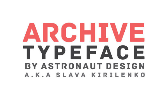 Archive Free font for download