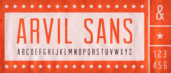 Arvil Free font for download