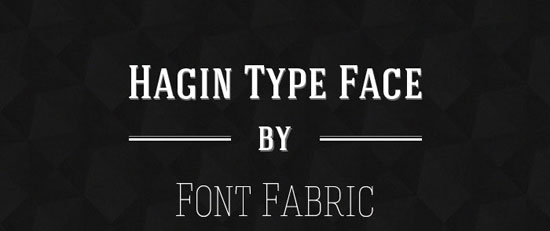 Hagin Free font for download