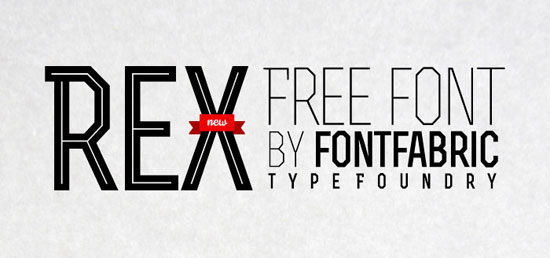 Rex Free font for download
