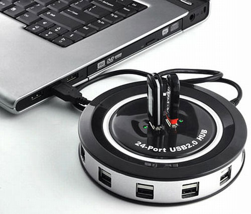 24 Port USB Monster Hub office gadget