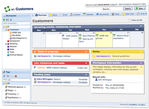 fengoffice project management tool