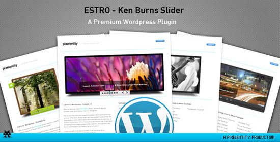 Estro - jQuery Ken Burns slider - wordpress Plugin