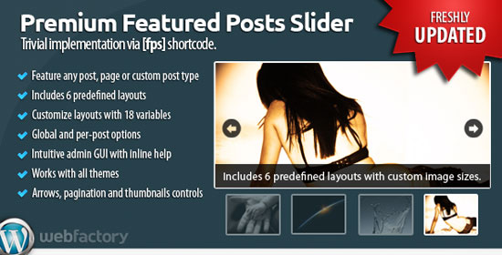 Premium Featured Posts Slider Plugin