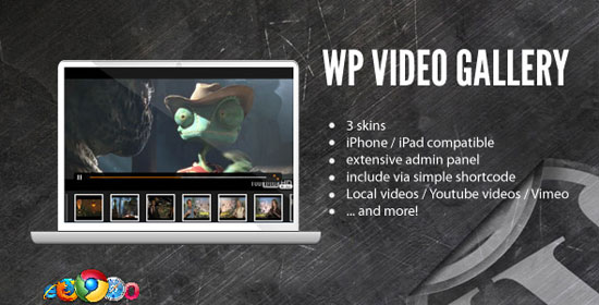 Video Gallery WordPress Plugin /w YouTube, Vimeo 