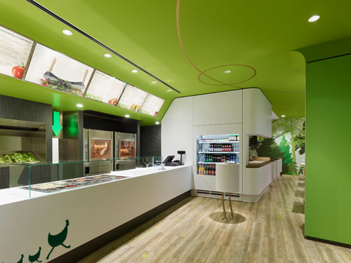 The Wienerwald Restaurant in Munich, Germany - Restaurants And Coffee Shops With Beautiful Interior Design