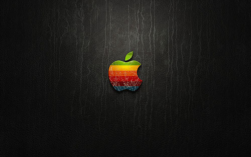 apple black wallpaper
