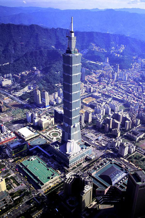 Taipei 101 Supertall Building Architecture
