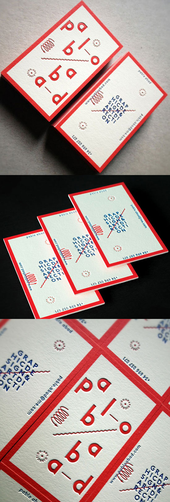 Pablo Abad Business Card design Inspiration