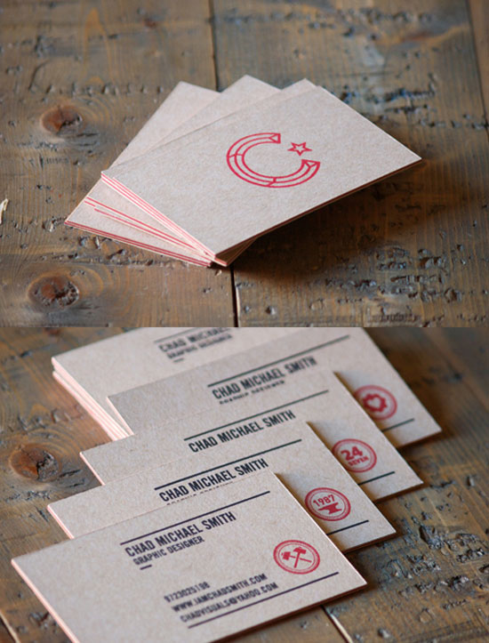 Chad Smith Business Card design Inspiration