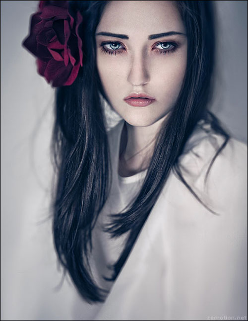 English Rose woman photography