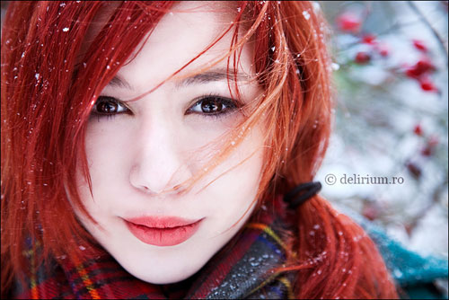 Winter child woman photography