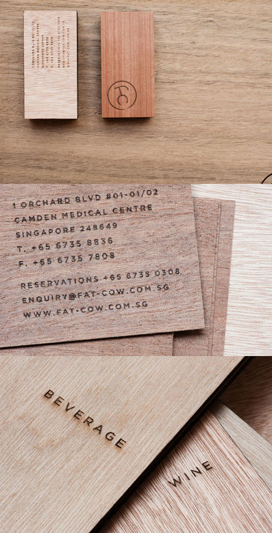 Fat Cow Business Card Inspiration