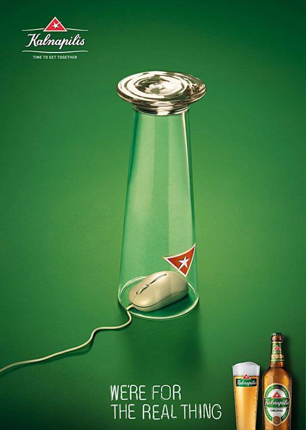 Were-for-the-real-thing Advertisement Ideas: 500 Creative And Cool Advertisements