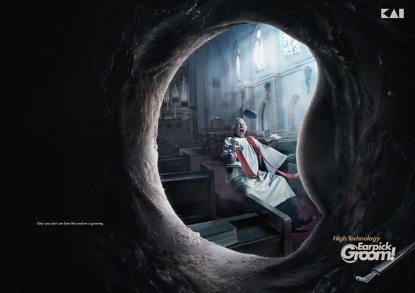 Earpick-Groom---Only-you-can Advertisement Ideas: 500 Creative And Cool Advertisements