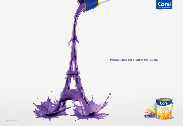 Parisian-Purple-and-a-further-2.015-colors Advertisement Ideas: 500 Creative And Cool Advertisements