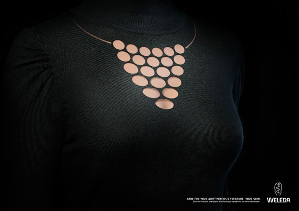 Care-for-your-mostprecious-treasure-your-skin Advertisement Ideas: 500 Creative And Cool Advertisements