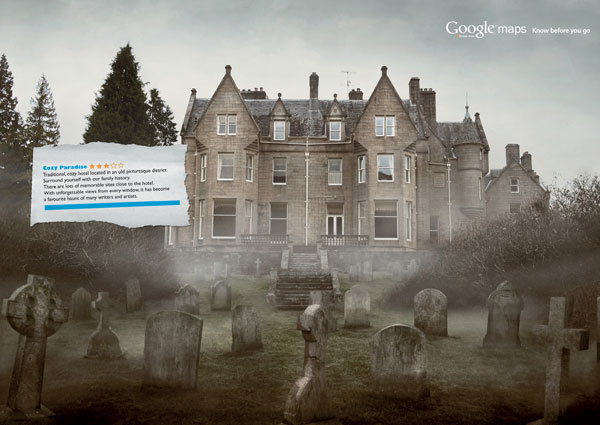 google_maps_street_view_graveyard Advertisement Ideas: 500 Creative And Cool Advertisements