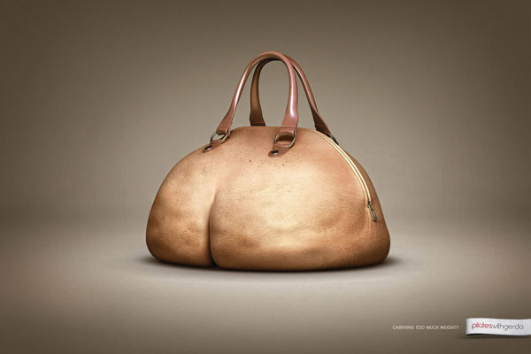 Carrying-too-much-weight Advertisement Ideas: 500 Creative And Cool Advertisements